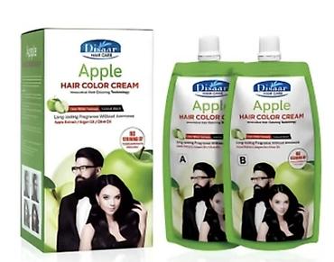 Disaar Hair Care Apple Hair Color Cream - Almalı saç boyası kremi -
