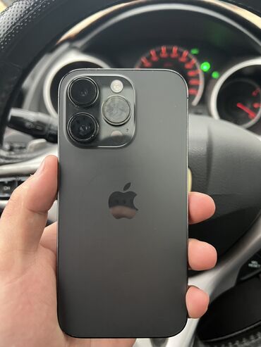 айфон про макс 14 цена бишкек: IPhone 14 Pro, Колдонулган, 128 ГБ, Black Titanium, Коргоочу айнек, 89 %