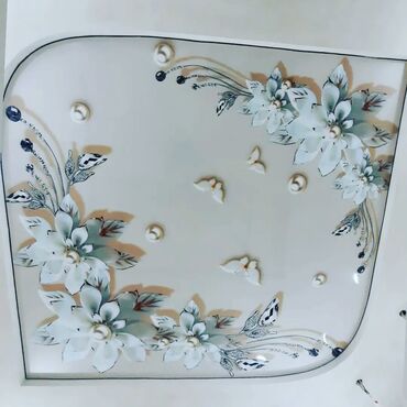 Натяжной потолок: Натяжной потолок Матовое, Глянцевое, 3D потолки Бесплатный замер, Монтаж, Бесплатная консультация at lalafo.kg — 3 Натяжной потолок: Натяжной потолок Матовое, Глянцевое, 3D потолки Бесплатный замер, Монтаж, Бесплатная консультация — 3