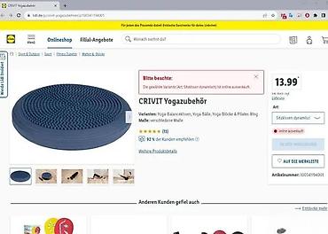 Rekviziti za vežbanje: Yoga Balance Disc – balans jastuk za vežbanje - Namena: poboljšanje — 6