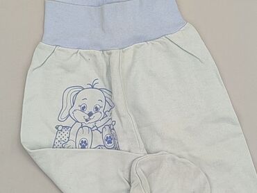 legginsy białe krótkie: Legginsy, 0-3 m, stan - Bardzo dobry