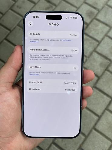 apl: IPhone 17 Pro Max, 256 GB, Mavi, Face ID — 7