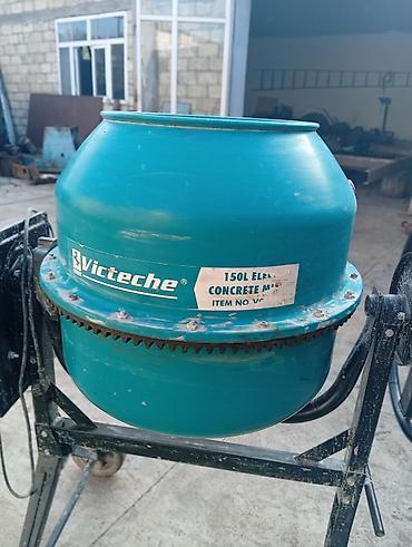 yagla isləyən pec: **Betonqarışdıran aparat (elektrikli), 150 litr** Victche markalı — 2