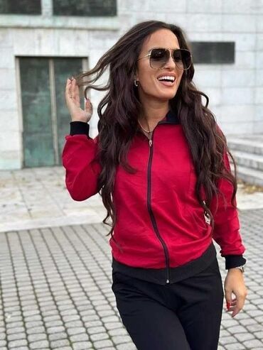 Gornji i donji deo: Nove pamučne komplet trenerke dostupne M do 6XL-sa ranflom ili bez — 10