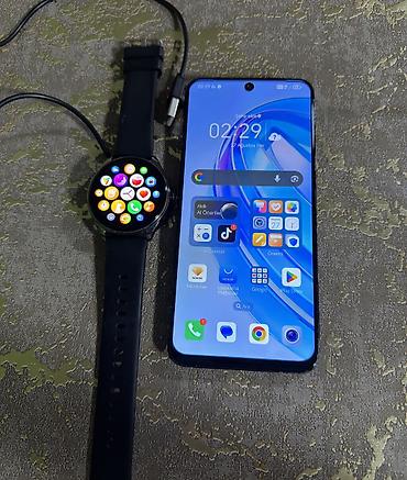 honor 7a pro qiymeti: Honor X8a, 128 GB, rəng - Qara, Barmaq izi, İki sim kartlı — 1