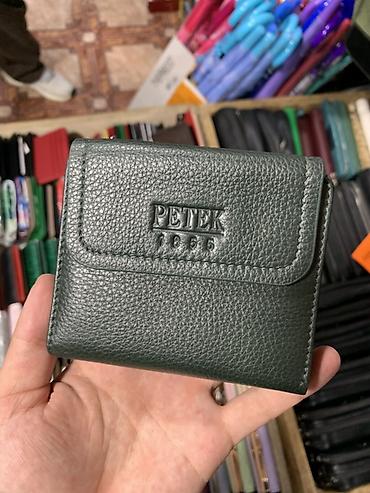 Кошельки: Кожаный кошелёк Petek 1855, цвет Green (модель 3908-1B06) - — 1
