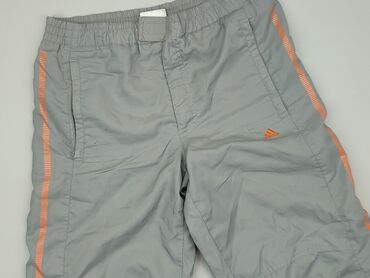 spodnie kaszmirowe: 3/4 Children's pants Adidas, 12 years, Synthetic fabric, condition - Good