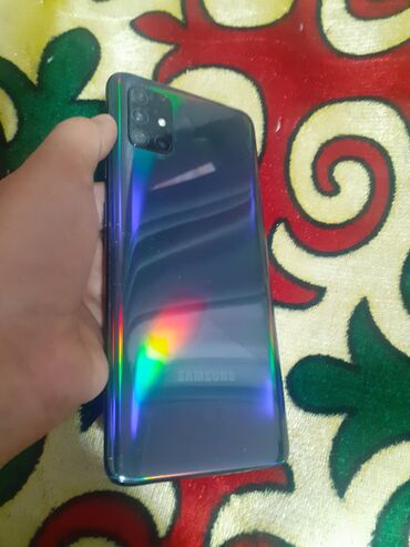 a51 samsung бишкек: Samsung Galaxy A51, Колдонулган, 128 ГБ, түсү - Кара, 2 SIM