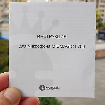 русская: Оригинальный караоке микрофон Micmagic L700 * *Мощность 20w — 5