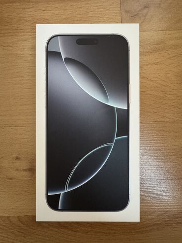 Apple iPhone: IPhone 16 Pro Max, Новый, 512 ГБ, Белый, Зарядное устройство, Кабель, Коробка, 100 %