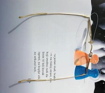 Naočare: 17K Vintage NYLOR dioptrijski semi ram MANIR LENONKI. Vintage semy — 10