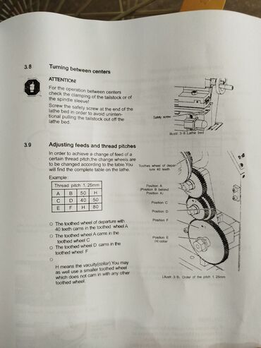 Metal dəzgahları: BENCH LATHE – TURNER Vario dəzgah Model seçimləri: - TURNER 210x400 — 4