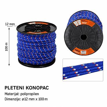 KMT Pleteni kanap 5302771 Opis: - Višenamenski pleteni konopac