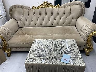 Divan və masa dəstləri: Tecili satilir Klassik üslubda 3 nəfərlik divan və uyğun mərkəz masa — 2
