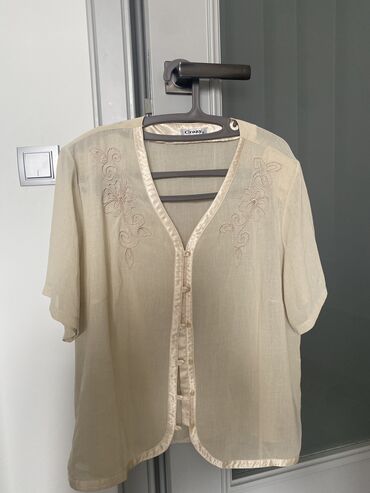 женская шифоновая блуза: Блузка, Однотонный