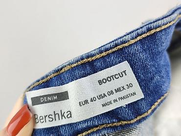 trampki converse biale 37: Bershka, Jeansy damskie, rozmiar L — 4