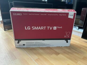 smart tv 82: LG 82 Ekran Smart YouTube Wi Fi Miska pult sesle idare Etme Bir kart