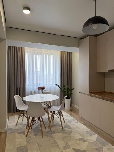квартира бактуу долоноту: 2 комнаты, 46 м², Элитка, 7 этаж, Евроремонт