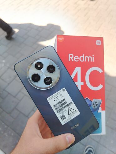 prastoy telfon: Redmi 14C, 256 ГБ, цвет - Синий, Гарантия, Две SIM карты, С документами