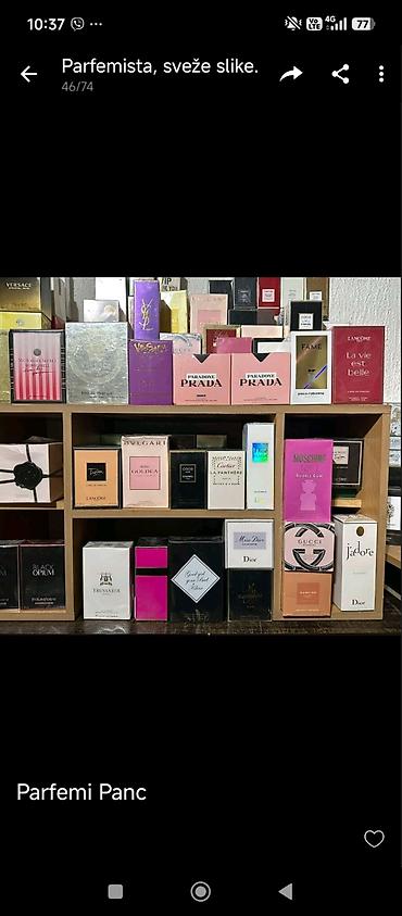 Parfemi: Original parfemi. 80ml.novi
fixna cena na lalafo.rs — 6 Parfemi: Original parfemi. 80ml.novi
fixna cena — 6