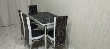 Masa və oturacaq dəstləri: Mətbəx üçün, Yeni, Açılan, Dördbucaq masa, 4 stul -da lalafo.az — 13 Masa və oturacaq dəstləri: Mətbəx üçün, Yeni, Açılan, Dördbucaq masa, 4 stul — 13