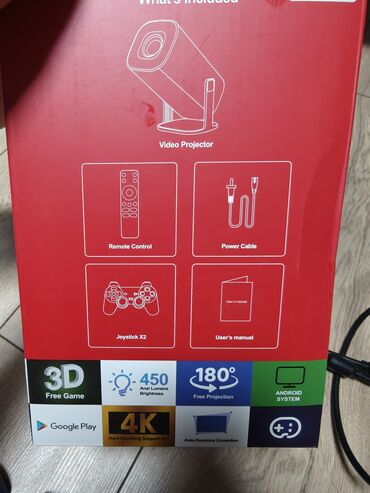 большое телевизор: Продаю проектор с играми, более тысячи игр, на базе андроида, можно