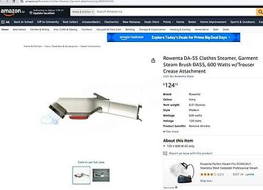 Vertikalne pegle na paru: Rowenta DA-55 ručni parni uređaj za odeću (garment steamer) sa — 2