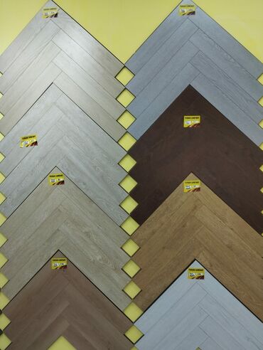 Laminat: Parket-şevron (balıqqulağı) naxışlı laminat döşəmələr - Müxtəlif rəng