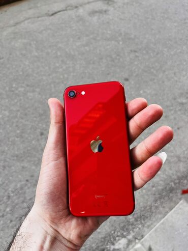 chekhol iphone se: IPhone SE 2022, 64 ГБ, Красный, Отпечаток пальца