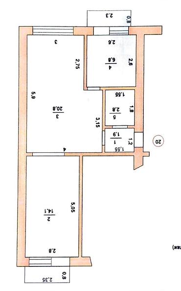 2 комнаты, 50 м², ул. Московская / Турусбекова 3 этаж at lalafo.kg 2 комнаты, 50 м², ул. Московская / Турусбекова 3 этаж