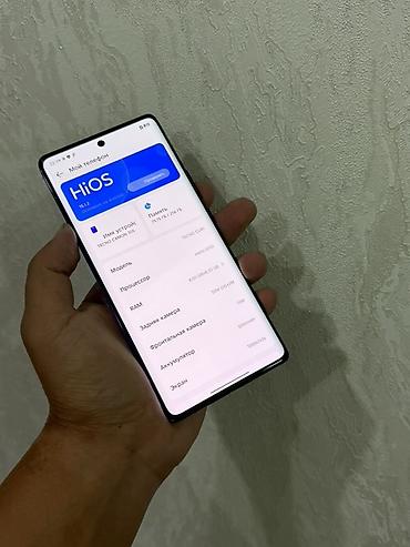 Мобильные телефоны и аксессуары: Tecno Camon 30S, Б/у, 256 ГБ, цвет - Черный, 2 SIM — 2