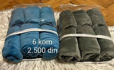 Prekrivači za nameštaj: 🍃Navlake za stolice🍃 🍃Paket sadrži 6 komada 🍃Materijal-pliš 🍃Cena-2500 — 9