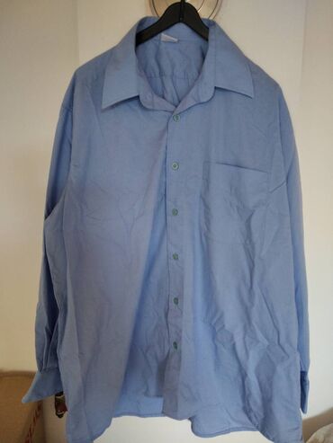 crop top c: Shirt Long sleeves, L (EU 52), color - Light blue