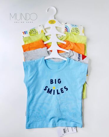 детский рубашка: Детский топ, рубашка, цвет - Голубой, Новый
