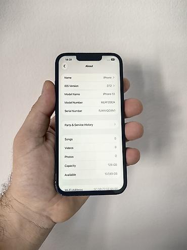 Apple iPhone: Iphone 13 Icloud i sim free, sa 128 gb memorije. Ok očuvan i potpuno — 7