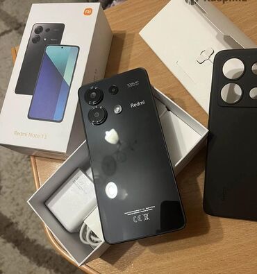 купить айфон 6 с бу: Redmi Note 13, 128 GB, rəng - Qara, Sənədlərlə
