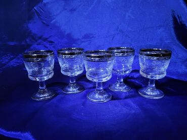 Čaše: Casice za zestoko pice,rucni rad murano medici iz 60ih. Casice — 1