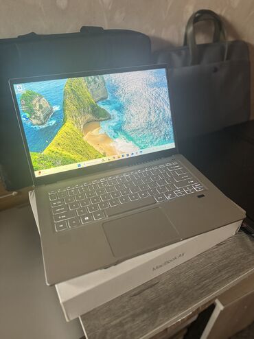 компьютор: Ноутбук, Acer, 16 ГБ ОЭТ, AMD Ryzen 7, 14 ", Колдонулган, Жумуш, окуу үчүн, эс тутум SSD