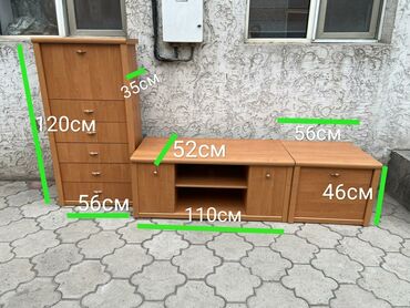 прикроватная тумбочка в армии: Кийим үчүн комод, Колдонулган, Күзгүсүз, ЛДСП, Акылуу жеткирүү, Өзү алып кетүү