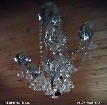 xrustal vaz: Çılçıraq, 10 və daha çox lampa, Xrustal — 1