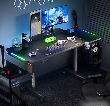 игровой коврик: Игровой компьютерный стол Gaming Razer PRO с регулировкой высоты — 1