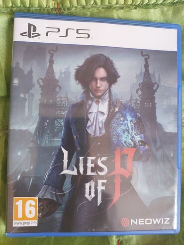 Oyun diskləri və kartricləri: Lies of P(PS5 versiya)Yenidən fərqi yoxdur yarım saat istifadə olunub