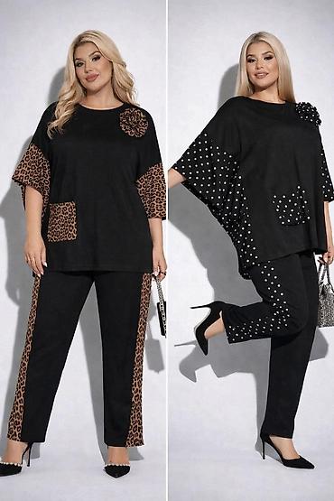 Kompleti, Kombinezoni: 03. L. Komplet za punije ✨ Savršen spoj udobnosti i stila 💫 Leopard — 1