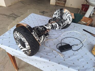 сколько стоит электросамокат: Qrafiti dizaynlı 2 təkərli hoverboard (self-balancing scooter) -