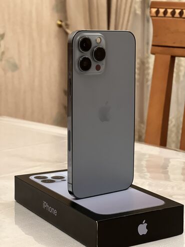 Apple iPhone: IPhone 13 Pro Max, 128 GB, Sierra Blue, Face ID