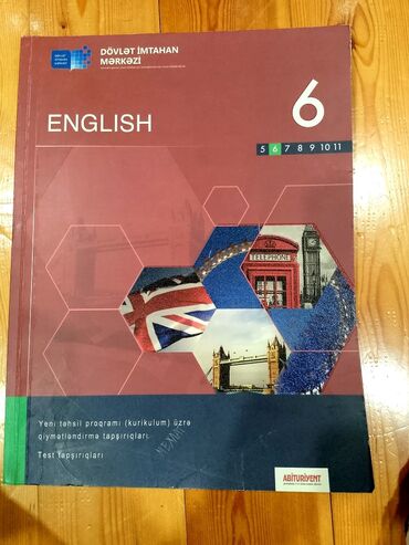 6 cı sinif rus dili kitabı: English -6 Тесты по Английскому языку -6класс. Рабочая тетрадь в