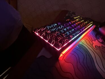Klaviaturalar: NACODEX-Ajazz mexaniki klaviatura – kompakt ölçülü, RGB işıqlandırmalı — 2