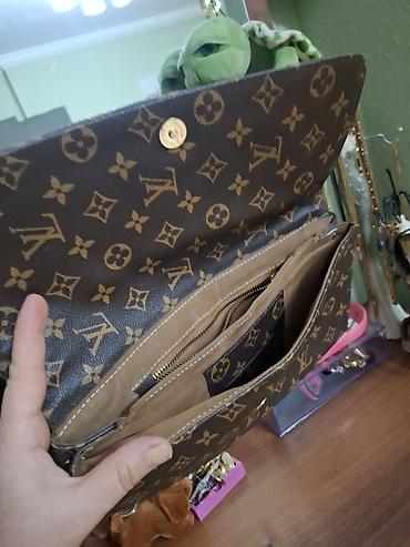 Çantalar: Louis Vuitton üslubunda monoqram dizaynlı qadın çantası - Rəng — 2