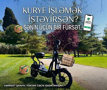 velos: 🛵 Tələsin. Məhdud sayda. Kuryer işləmək istəyirsiniz, lakin — 1