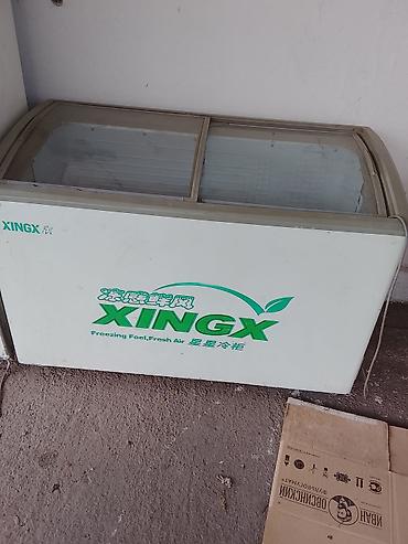 Морозильная бонета XINGX с раздвижными стеклянными крышками. - Тип